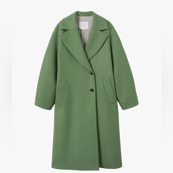 Mango Jackets & Blazers - MNG Mango Oversized Wool Coat